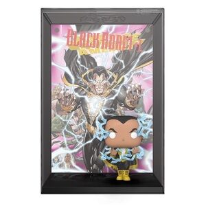 Funko Black Adam Figure with Comic Art